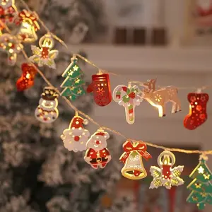 3M Christmas LED String Lights - 3 Power Options Plug-in Battery USB for Holiday Decor Party Home Store Ambience Festive Vibes Crochet Pet Scarf Accessory Pre-Lit Snow Flocked Artificial