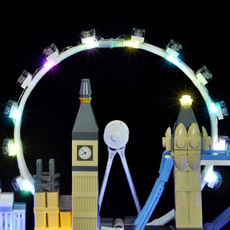 LYBMTWF LED Lighting Kit for LEGO Architecture Series: London Skyline 21034 (Building Bricks Not Included)
