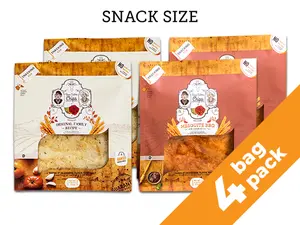 Rose Sisters Chips - Seasoned Baked Flour Tortilla Chips -  Snack Size Variety (4.33oz) - 4 Pack