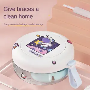 Waterproof Retainer & Denture Case – Secure Travel Storage Box for Braces, Aligners & False Teeth – BPA-Free Odor-Proof Holder (Compact & Leak-Proof) Oral