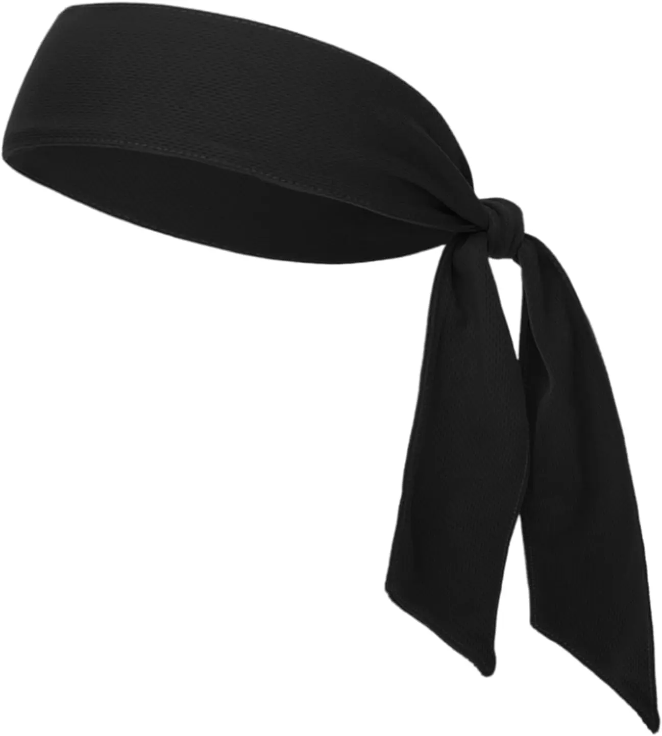 Tie Back Headband for Women, Adjustable Sweatband Sport Headbands for Men, Sweat Band for Running Tennis, Head Tie for Workouts and Sports Running Football Basketball Teams Athletics