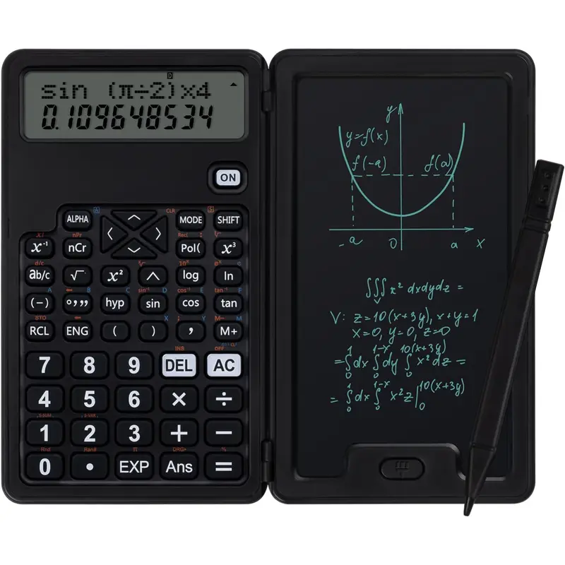 Scientific Calculators for Students, Office Desktop Calculators, 240 Computing Functions, Small Calculator with Notepad, Ideal for Middle High School Students and Teachers