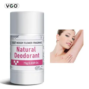 VGO Anti-Perspirant Deodorant Stick for Women and Men, Contains Natural Plants and Flowers| Wood Flower Fragrance| 2.65 Oz Body Care Comfort