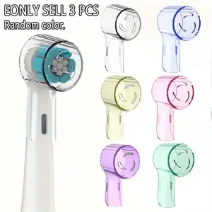 3 Counts Toothbrush Dust Covers for Braun Oral B, Io Series Electric Toothbrush Head Protectors, Durable and Easy to Clean