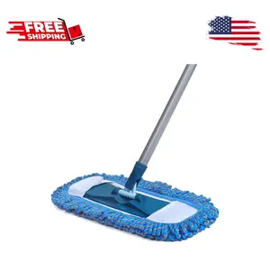 Dust Mop for Hardwood Floors with 57" Long Handle Wet & Dry Mops