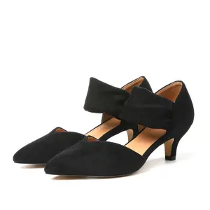 Kitten Heels For Women Pointed Toe Kitten Heel Slip On Strap Cutout Comfortable Fashion Party Date Dress Wedding Bridal Pumps Shoes