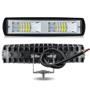 12V Car LED Work Light LED Headlight LED Light Bar for Cars Motorcycles Trucks Boats Tractors Trailers Off-Road Vehicles, 48w High Power Spotlight