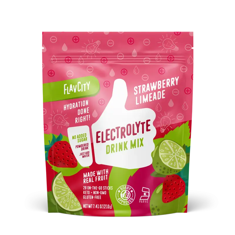 Strawberry Limeade Electrolyte Mix - 28 pack Beverage Fruit Powder