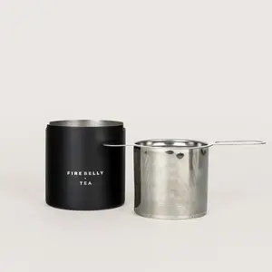 Tea Strainer with Resting Cup