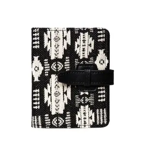 Men's Slim Bifold Wallet with AZTEC Pattern, High-Quality PU Leather, Multiple Card Slots, Compact Size 3.54x4.72 Inches, Minimalist Coin Purse for Daily Use