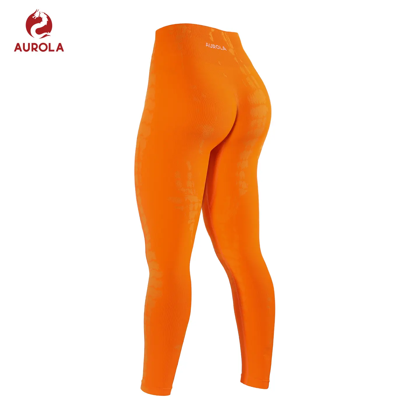 AUROLA Serpent Snake Scrunch Leggings for Women, Seamless High Waisted Workout Leggings, Ribbed Butt Lifting Squat Proof Gym Pants, Thick Compression Yoga Pants for Running Fitness Activewear Tummy Control