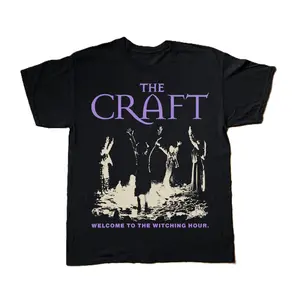 GILDAN PRINT THE CRAFT FILM BLACK UNISEX T-SHIRT, HALLOWEEN GIFTS