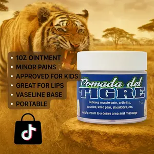 Tiger Balm 1oz Portable Ointment Pomada Del Tigre Minor Pain Strength Topical Pain Relief for Kids, Face, Lips, Body, Arthritis Pain, Backaches, Muscular Pain, Joint Pain, Tendonitis, Carpal Tunnel and Other Common Aches and Pains