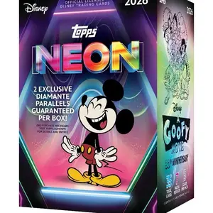 Disney Topps Neon 2026 5 Blaster Box Break Pyc with 2 Exclusive Diamante Parallels Guaranteed Per Box