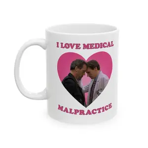 House and Wilson I love medical malpractice mug, Dr house house md mug, I love medical malpractice - scs15113