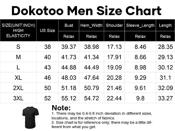 Dokotoo Men's Henley Shirts Short Sleeve Summer Casual V Neck Cotton Tee Shirts Slim Fit Premium Fabric Breathable Lightweight - Menswear Dokotoo Men's Henley Shirts Short Sleeve Summer Casual V Neck Cotton Tee Shirts Slim Fit Premium Fabric Breathable Lightweight - Menswear