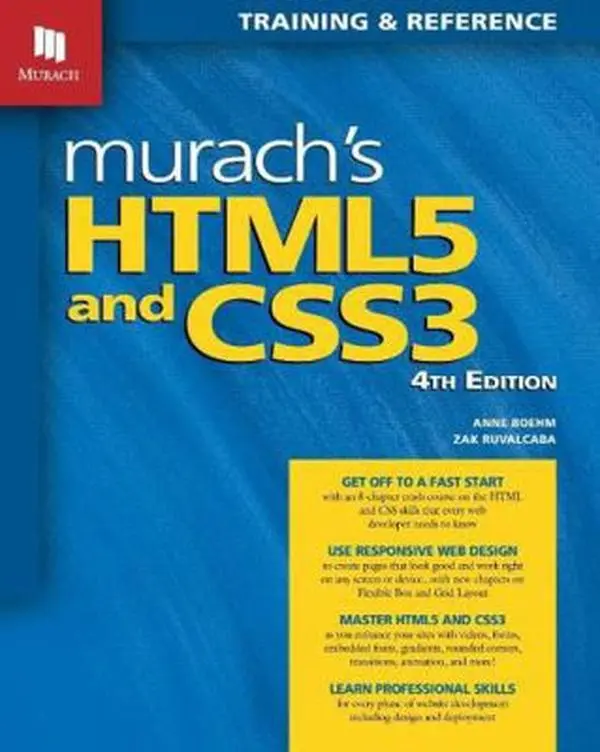 USED-Murach's Html5 and Css3, 4th Edition by Boehm, Anne (Paperback)