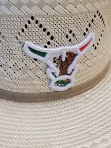 3D R-O Embroidered Patch - Made in the USA, Fashion Clothing Accessory for Apparel Customization, Hat Decoration