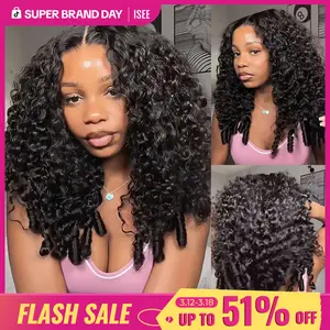 ISEE HAIR M-Cap 9x6 Burmese Curly Wear Go Glueless 250% Density Wig Pre-Cut Lace Beginner Friendly #Category Spotlight