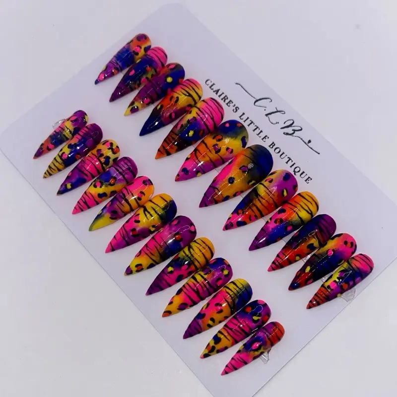 Claire's Little Boutique “Mewow” Nail Art Collection. Press On Nails Collection by Claire's Little Boutique
