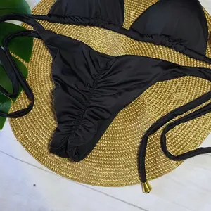 Brazilian Bom Bom - Black Bikini Set