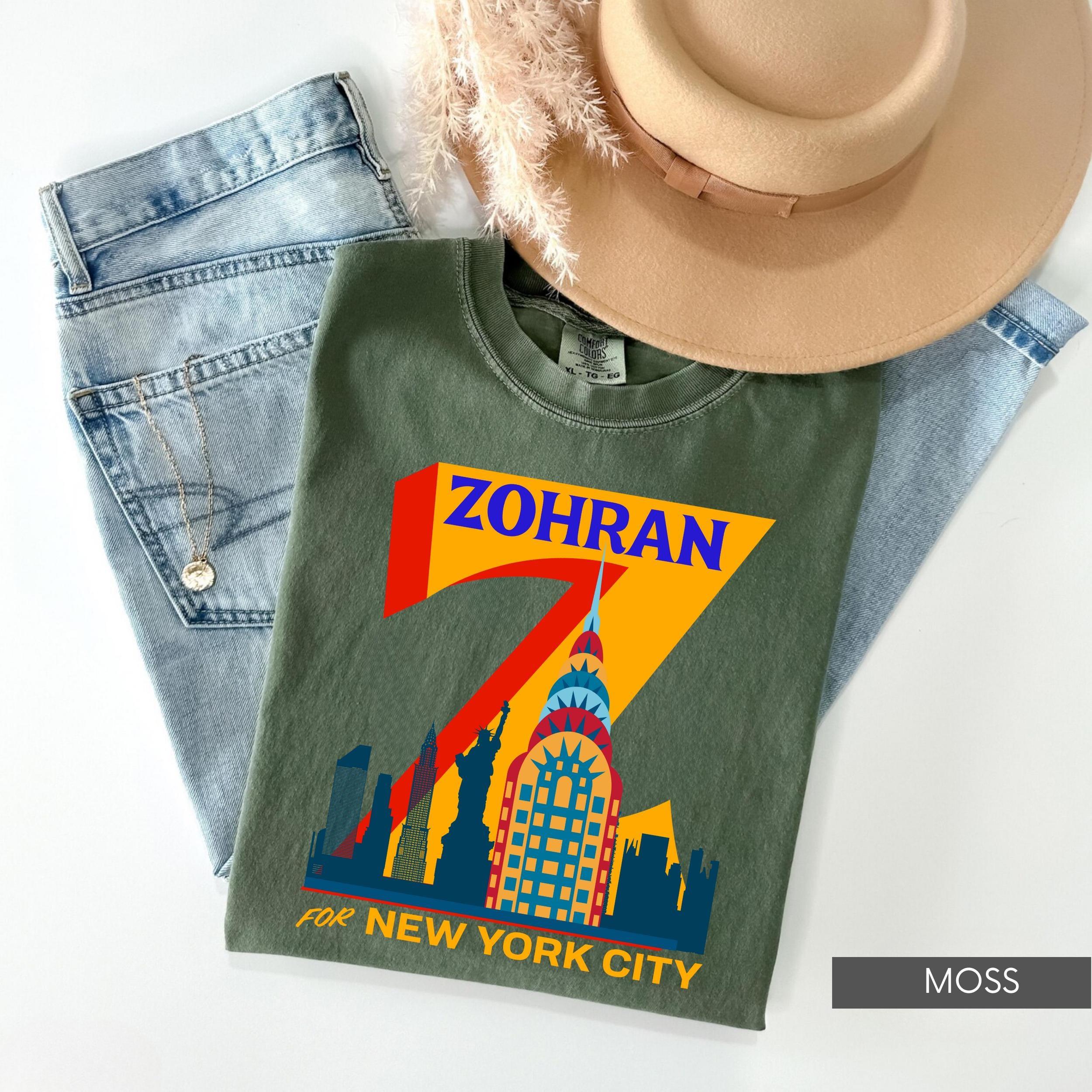 Comfort Colors Zohran Mamdani Shirt, Zohran for Mayor of New York T-shirt, Progressive Democrats Shirt, Men Women Cotton Top