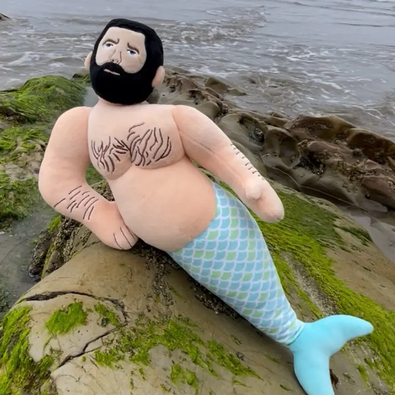 Merman Plushie by Paul Cumes