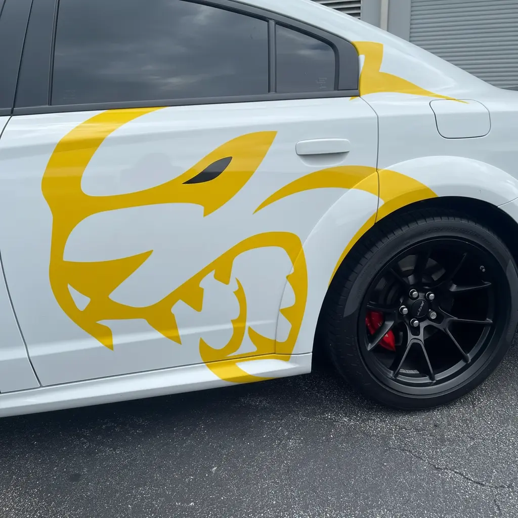 SRT HELLCAT DECAL For Challenger/Charger Dodge Models XL
