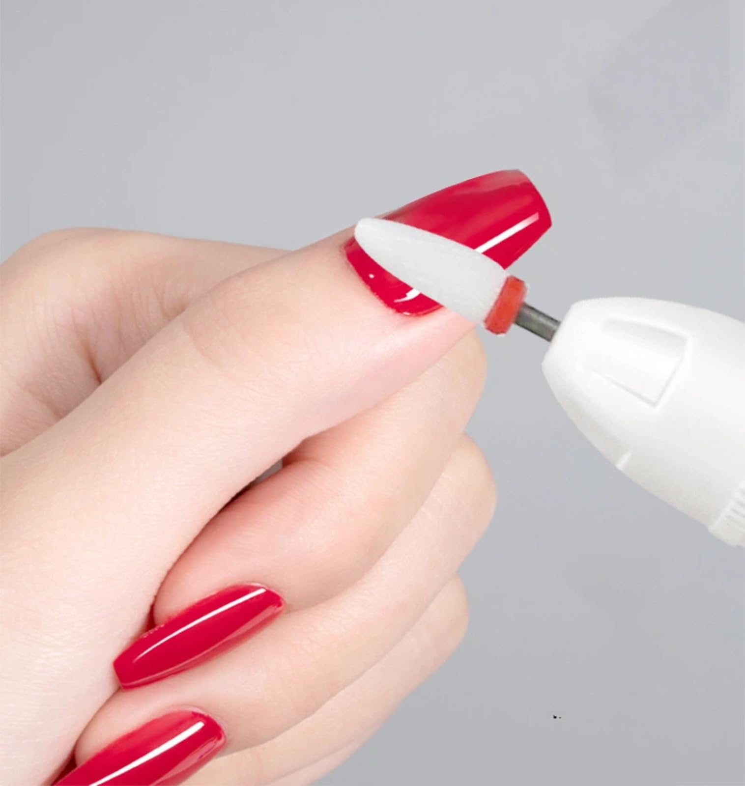 Rechargeable Nail Drill, Cordless Electric File for Fungus Nail Care | Thick Nail Maintenance, Smooth Nail Shaping & Buffing, Precise Cuticle Care, Gentle Daily Nail Grooming,