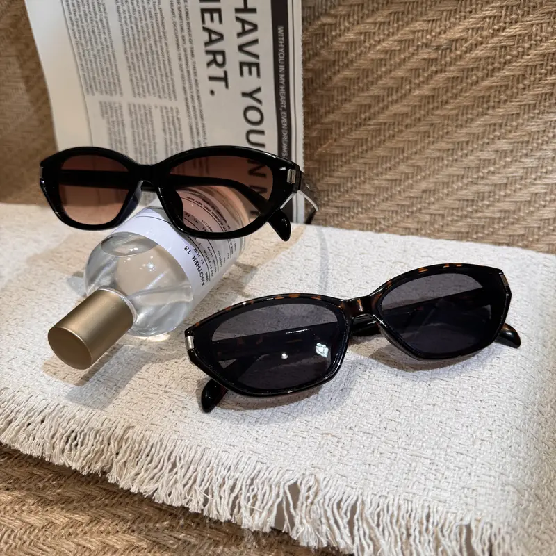 Tortoiseshell Vintage Oval Sunglasses | Blue Light Blocking