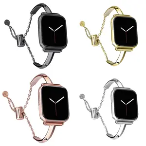1PC metal T-shaped bracelet style Apple Watch bads, Smart Watch Straps, compatible with Apple Watch 38/40/41/42/44/45/46/49mm, suitable for Apple Watch series Ultra/SE/1-10, adjustable Smartwatch Strap (strap only, watch/case not included)