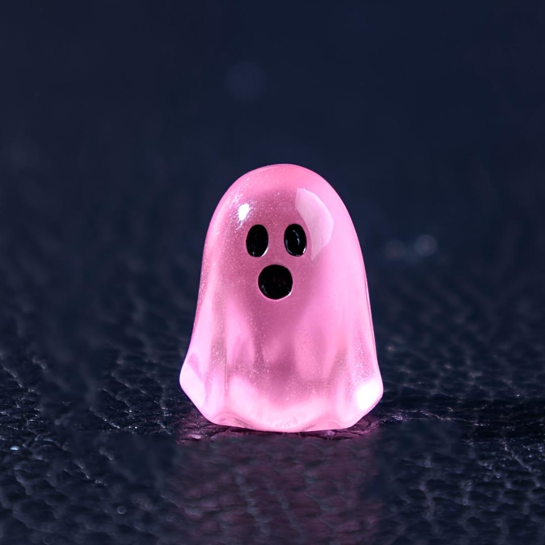 Glow-In-Dark Mini Ghost Figurines (20/50Pcs, Random Colors), Halloween Collectible Miniatures, Home Decor Statues for Desktop & Car Landscape Accents Glow-In-Dark Mini Ghost Figurines (20/50Pcs, Random Colors), Halloween Collectible Miniatures, Home Decor Statues for Desktop & Car Landscape Accents