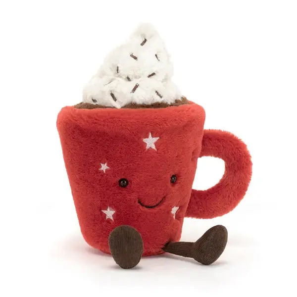Jellycat Amuseable beverage-themed plush toy (coffee cup design) – A delightful decorative piece that adds a touch of liveliness to your living space and enriches your collection.