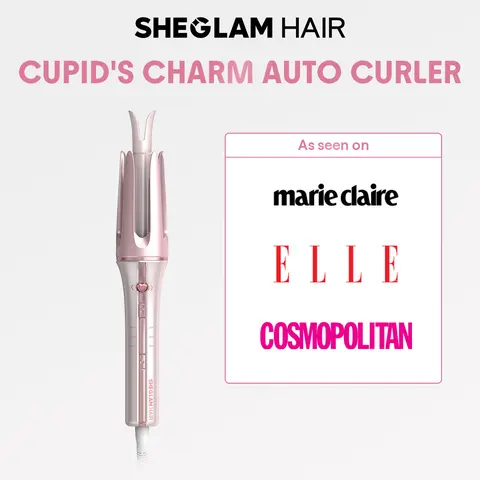 SHEGLAM HAIR Automatic Curling Iron | 0.75/1/1.25Inch Curls | 3-Level Temps | 2-Way Rotation | Universal Voltage | GlossPro Ceramic Coating | Less Damage | Touch Instant Curler For Hair Styling#curling iron #automatic curling iron, Automatic Curling Stick