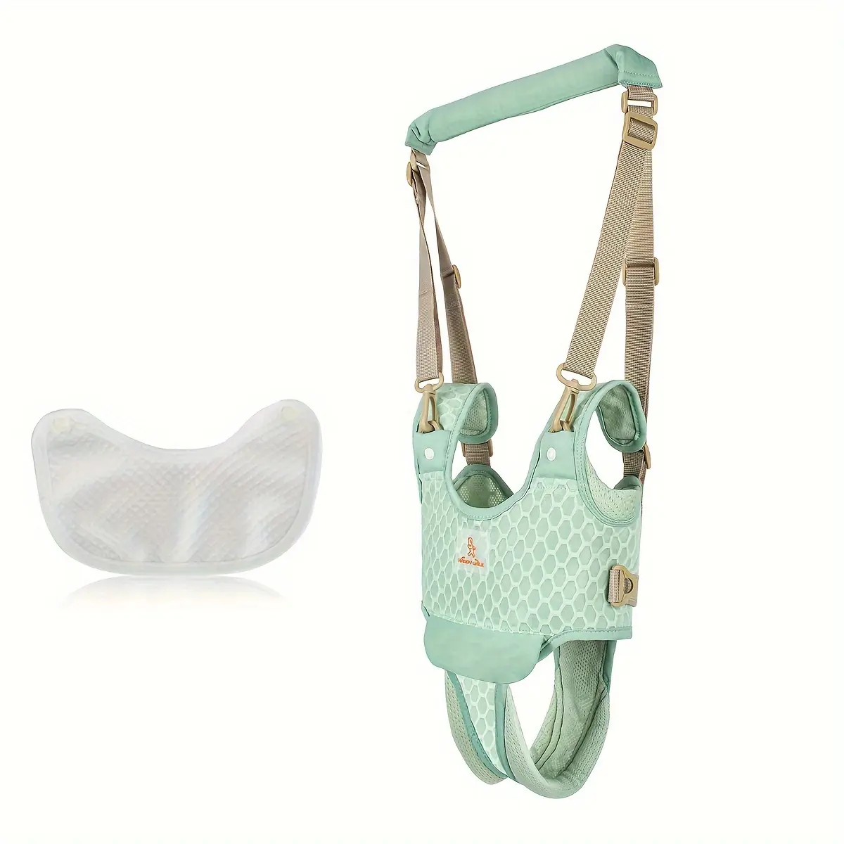 1pc Summer Baby Walking Harness, Handheld Child Walking Aid, Toddler Safety Belt for Walking Training, Helps Infants Walk, Supports Walking Training Tools, Baby Walking Equipment