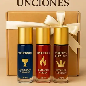 Set Aceites Aromáticos “Tres Unciones” – Uso Externo – Roll-On 30 ml c/u