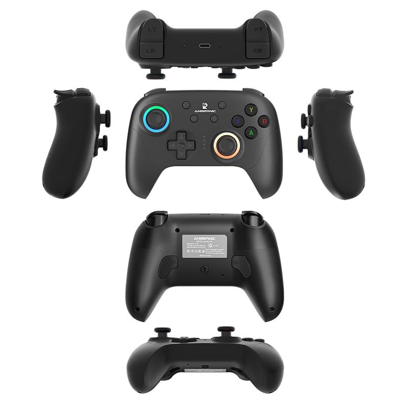 ANBERNIC RG P01 Game Controller Compatible For PC Steam Switch Android IOS Connection Methods Bluetooth 5.3/Wired/2.4G Wireless Game Console Accessories Give high-end gifts Smartphone