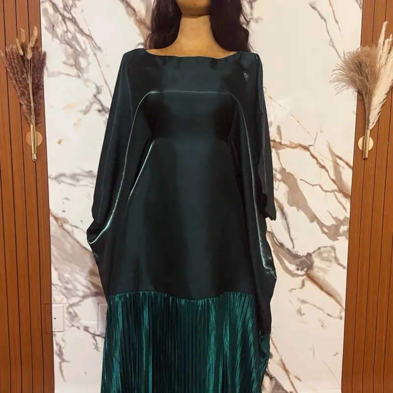 African Bubu Dress with Pleats Kaftan, Women's Kaftan Dress with Pleats for Women, Womenswear