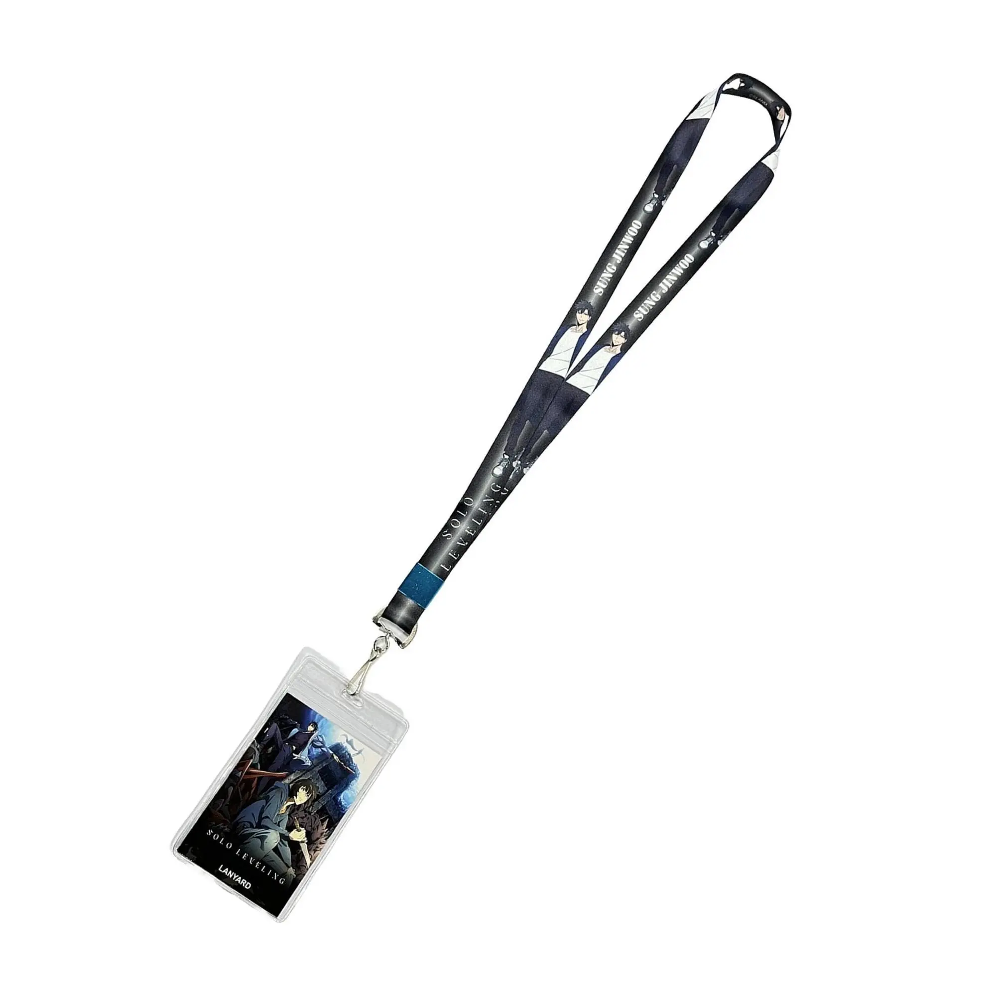 Solo Leveling - Sung Jinwoo (S-Rank) Lanyard w/ ID Badge Holder