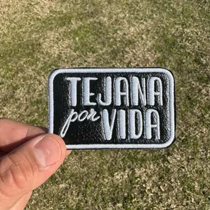 Tejana por Vida Patch/sew on patch/faux leather