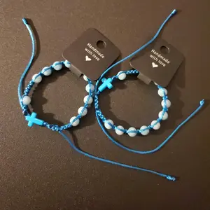 Larimar Crystal beaded Adjustable Rosary Bracelets