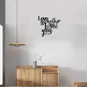 Christmas Boho Metal Sign, Love Quote Wall Art Decor, Perfect for Office, Home Living Room, Bedroom, Patio, Kitchen, Garden Walls