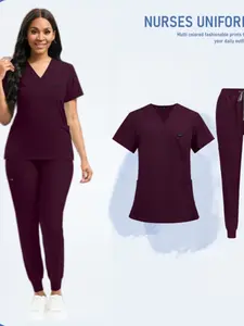 Nurse Accessories New Fashion Casual Surgical Uniforms Woman Clinical Nursing Pediatrics Working Clothes Mens Scrub Hospital Scrub Sets