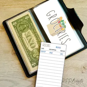 Laminated Cash Envelope Inserts Laminated Cash Stuffing Inserts Cash Envelope Tracker Budget Tracker Laminated Personal Envelope Inserts Title Cards