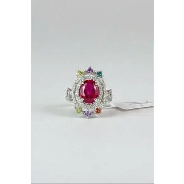 Ruby & Diamond Sapphire Ring