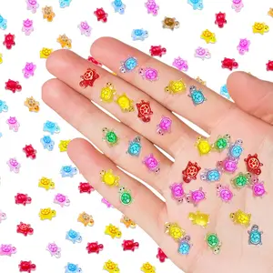 300 count Mini  Turtles, Glow in The Dark    Turtle for Crafts, Mini Things Decoration for Gardens, Parties, Miniature Landscapes(Multi-Color)