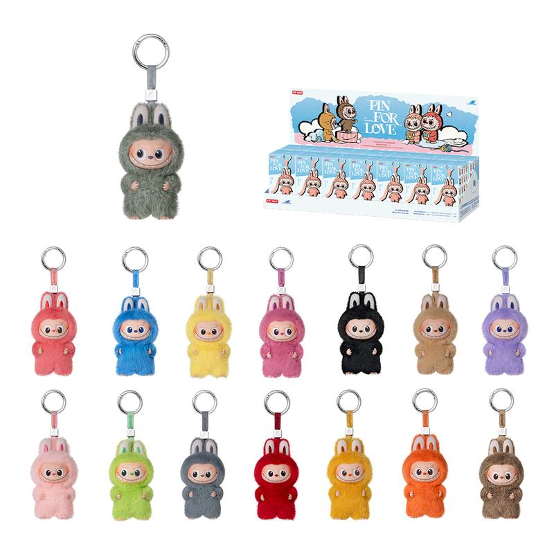 POP MART THE MONSTERS Pin for Love Series-Vinyl Plush Pendant Blind Box (N-Z), Labubu Collectible Toys, Valentine’s Day Gifts-2.0