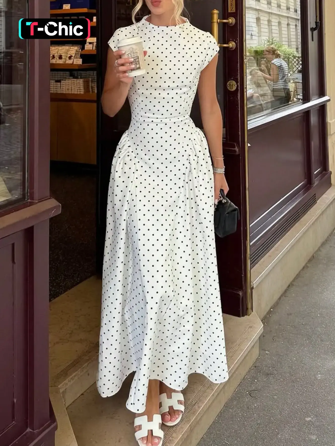 50s dress black and white polka dot dress - TikTok Shop 50s dress black and white polka dot dress - TikTok Shop