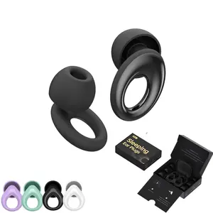 Reusable Silicone Ear Plugs, 1 Pair Soft Touch Ear Plugs with Storage Case, Sleeping Ear Plugs, Swimming Ear Plugs, Waterproof Earplugs, Travel Comfortable Accessories