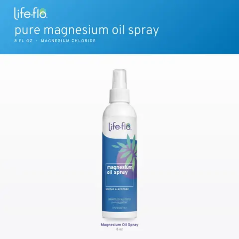 Pure Magnesium Oil Spray - Concentrated Magnesium Chloride for Fast Absorption & Muscle Relaxation